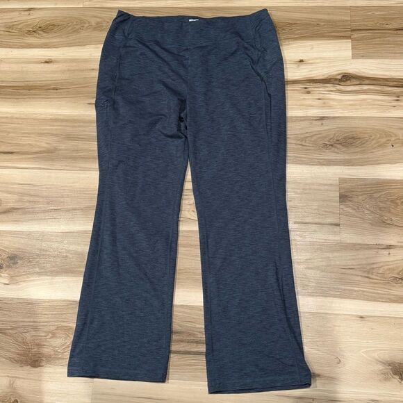 Duluth Trading Co Blue Flare Yoga Pants Leggings Women’s XL - Picture 1 of 2